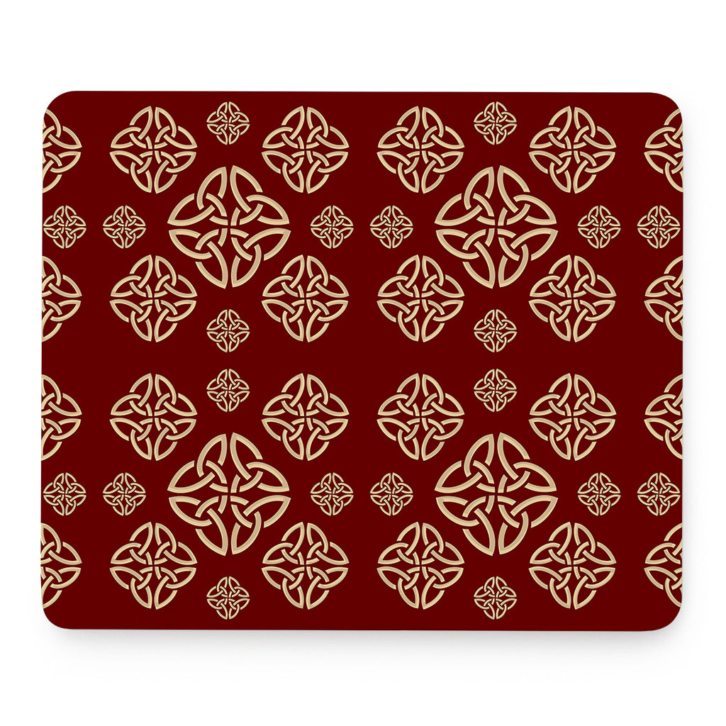 Celtic Knot Symbol Pattern Print Mouse Pad