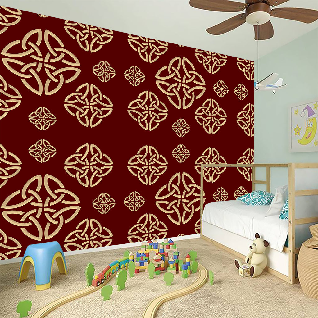 Celtic Knot Symbol Pattern Print Wall Sticker