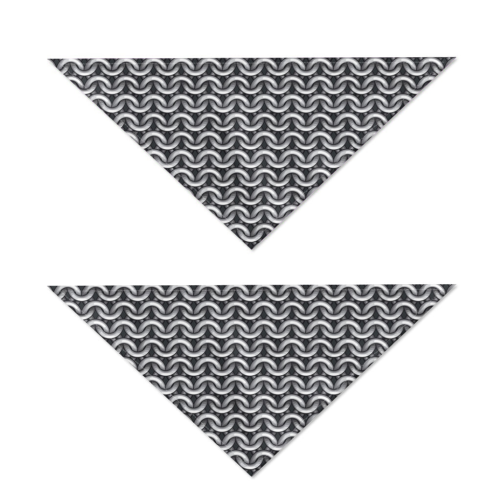 Chainmail Print Dog Bandana