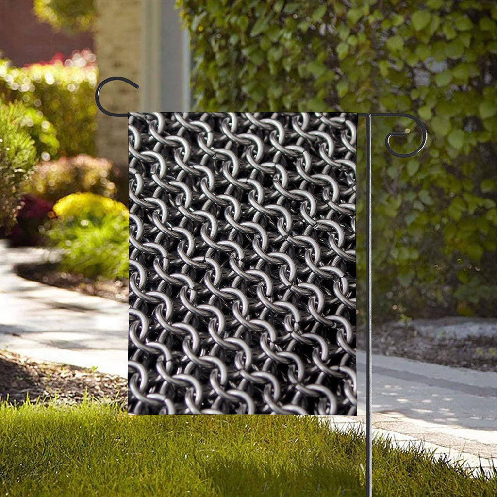 Chainmail Ring Pattern Print House Flag