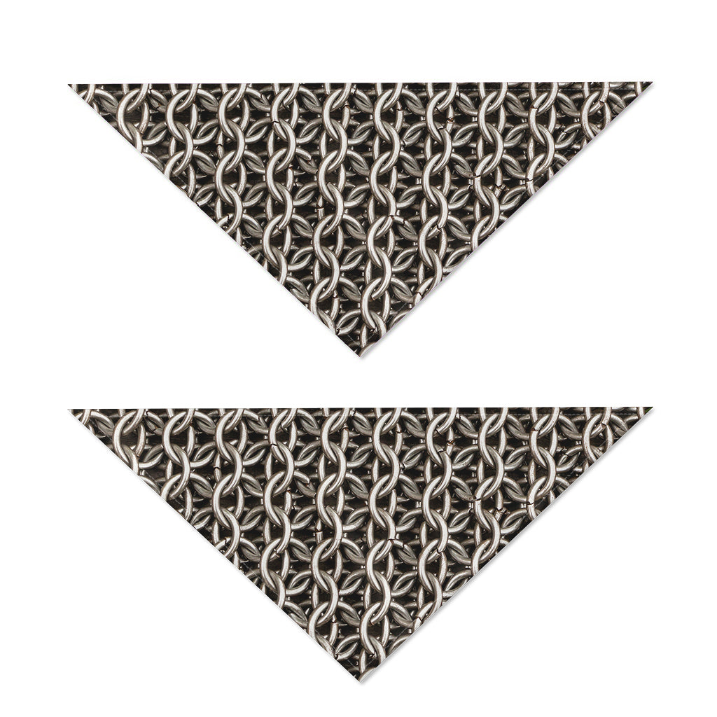 Chainmail Ring Print Dog Bandana