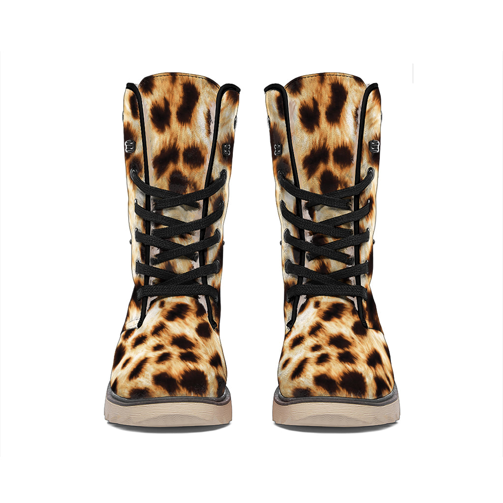 Cheetah Print Winter Boots