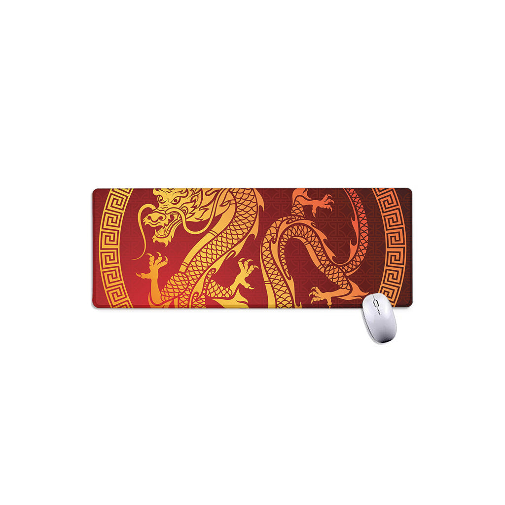 Chinese Dragon Zodiac Sign Print Extended Mouse Pad