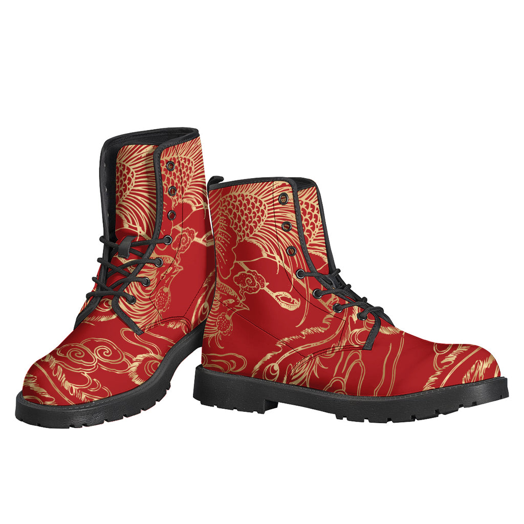 Chinese Phoenix Print Backpack