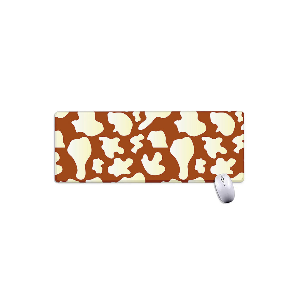 Chocolate And Milk Cow Print Extended Mouse Pad