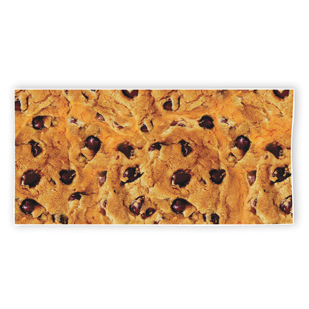 Chocolate Chip Cookie Print Beach Towel