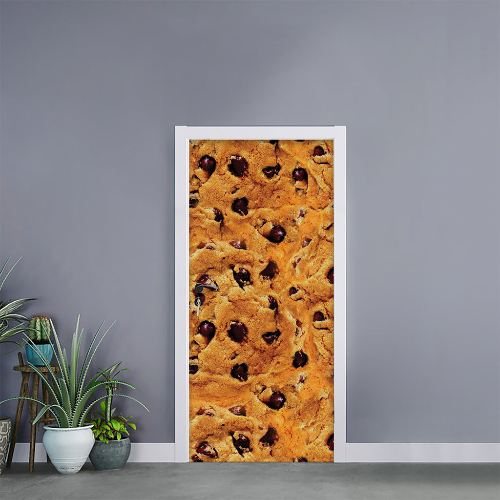 Chocolate Chip Cookie Print Door Sticker