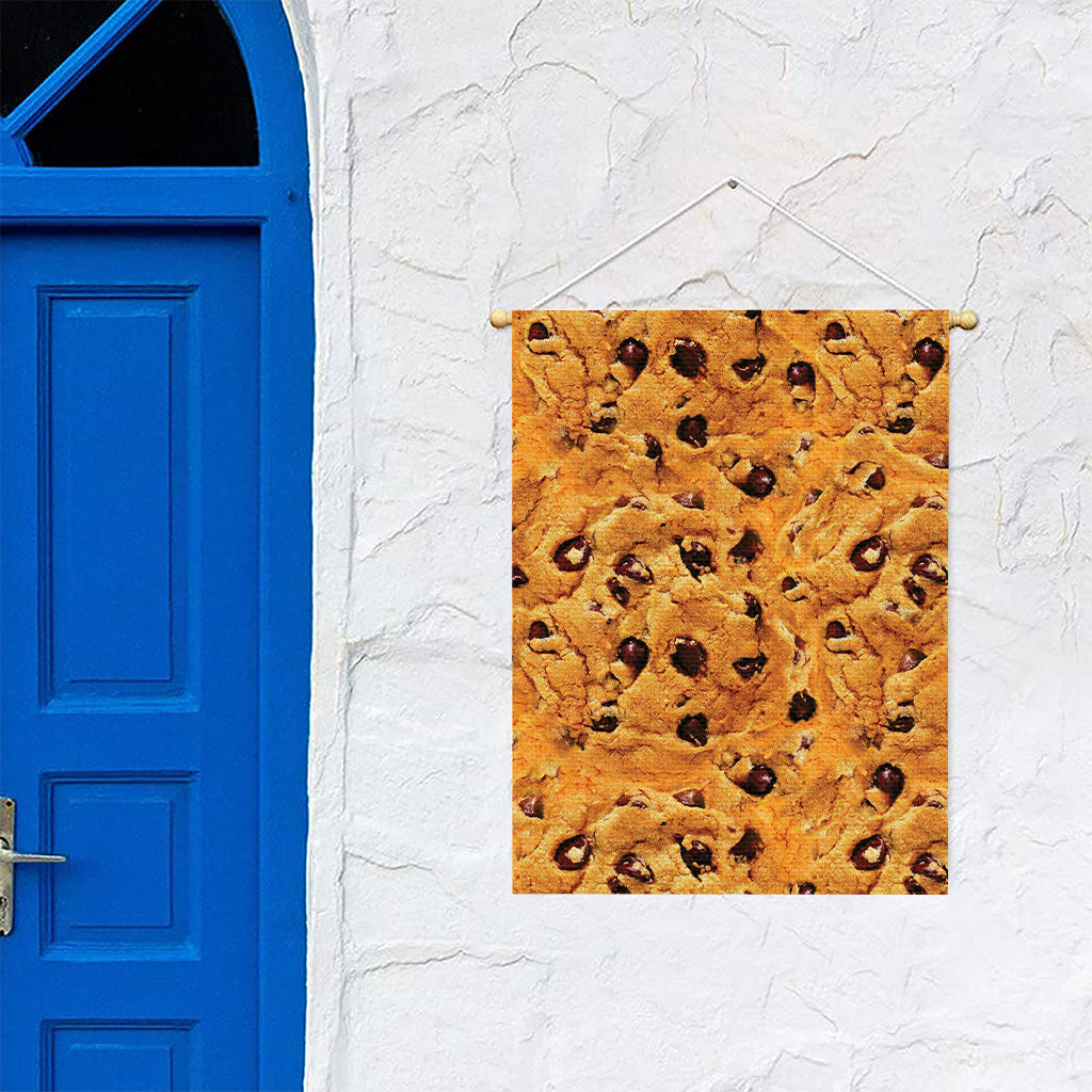 Chocolate Chip Cookie Print Garden Flag