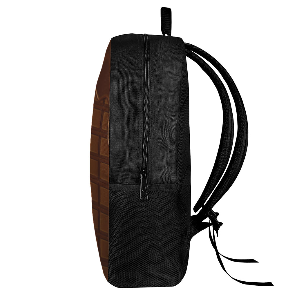 Chocolate Print 17 Inch Backpack