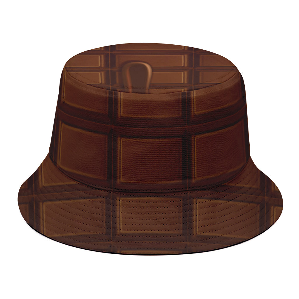 Chocolate Print Bucket Hat