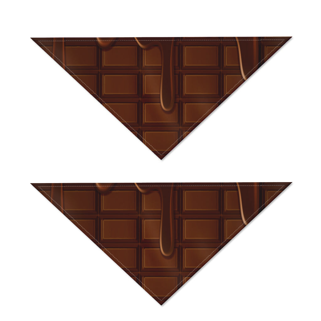 Chocolate Print Dog Bandana