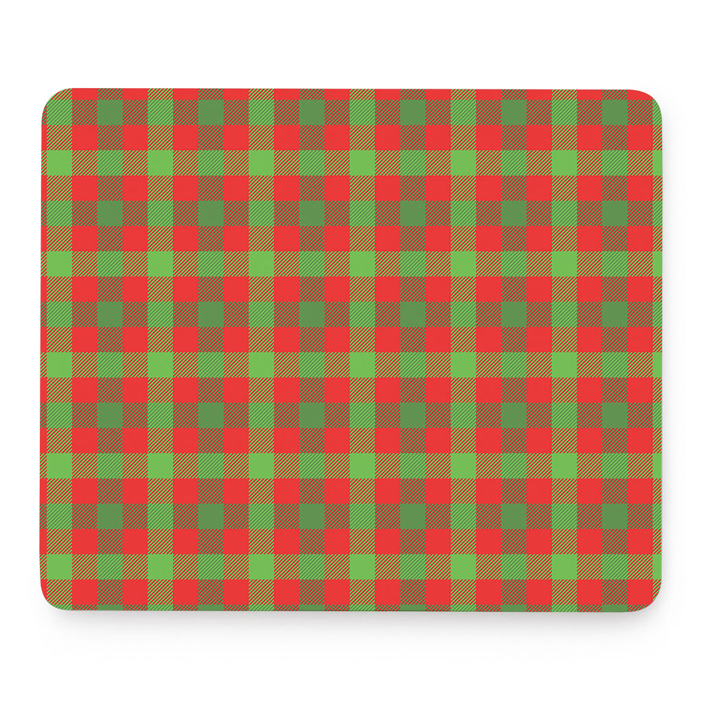 Christmas Buffalo Plaid Print Mouse Pad