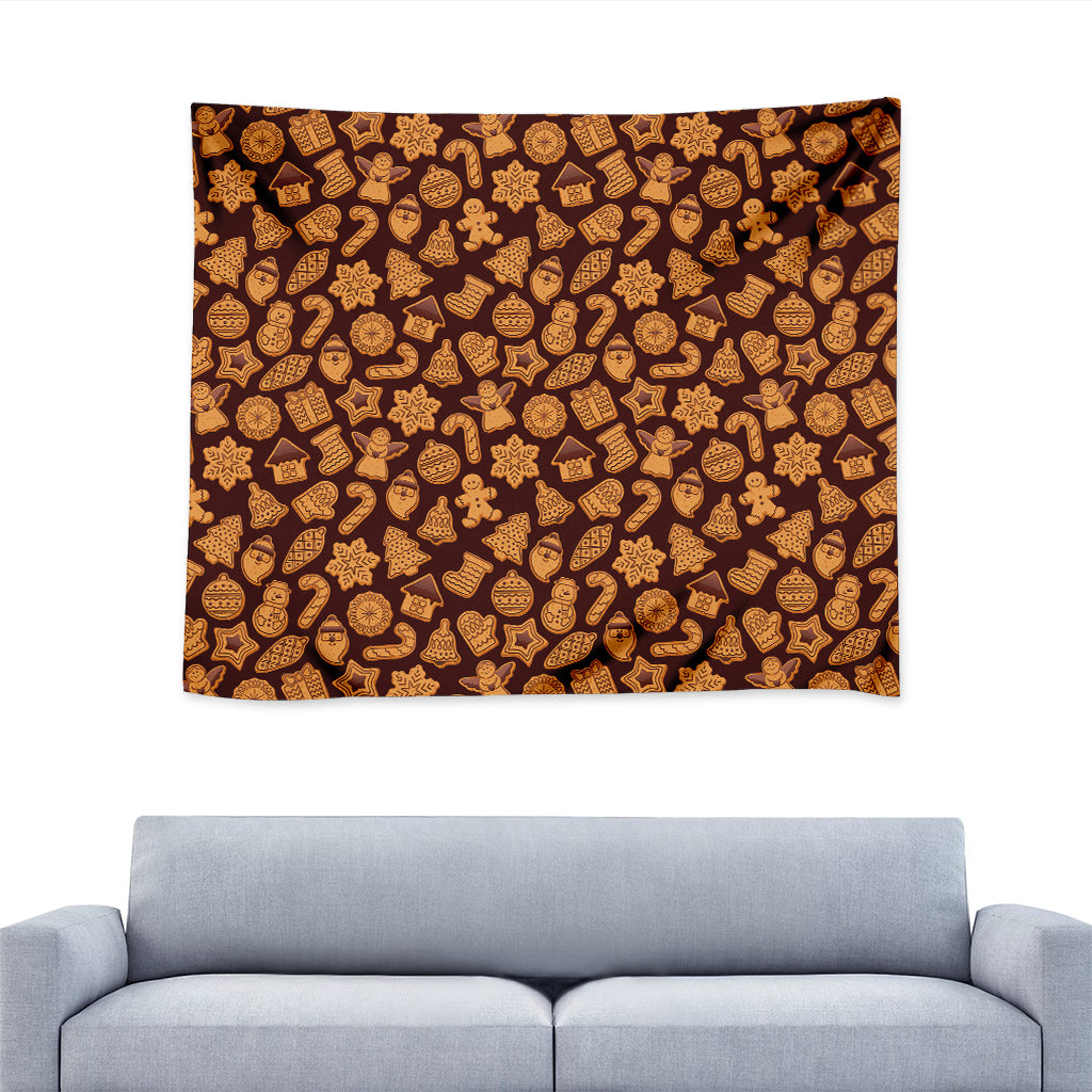 Christmas Cookies Pattern Print Tapestry