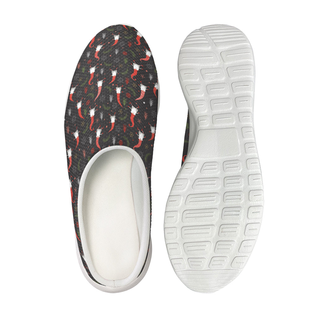 Christmas Gnomes Pattern Print Mesh Casual Shoes