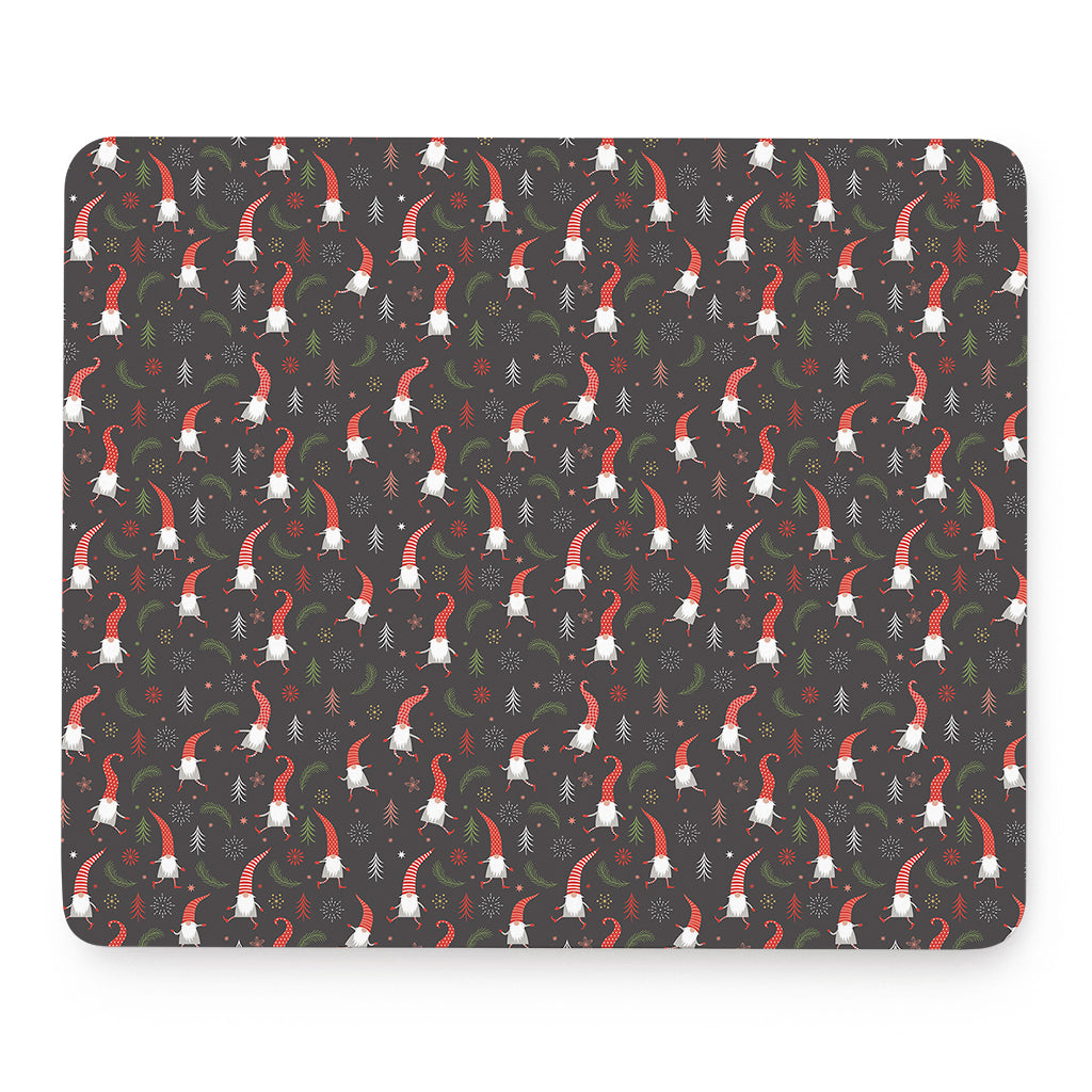 Christmas Gnomes Pattern Print Mouse Pad