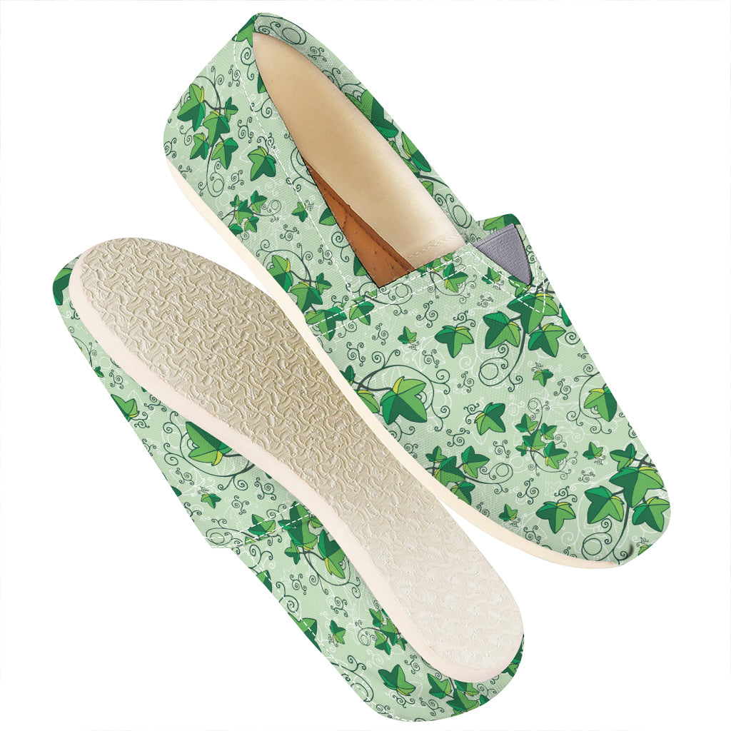 Christmas Ivy Leaf Pattern Print Casual Shoes