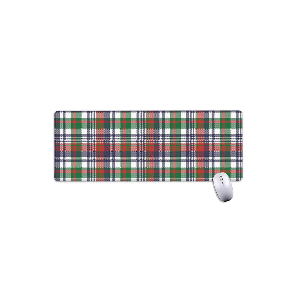 Christmas Madras Plaid Print Extended Mouse Pad