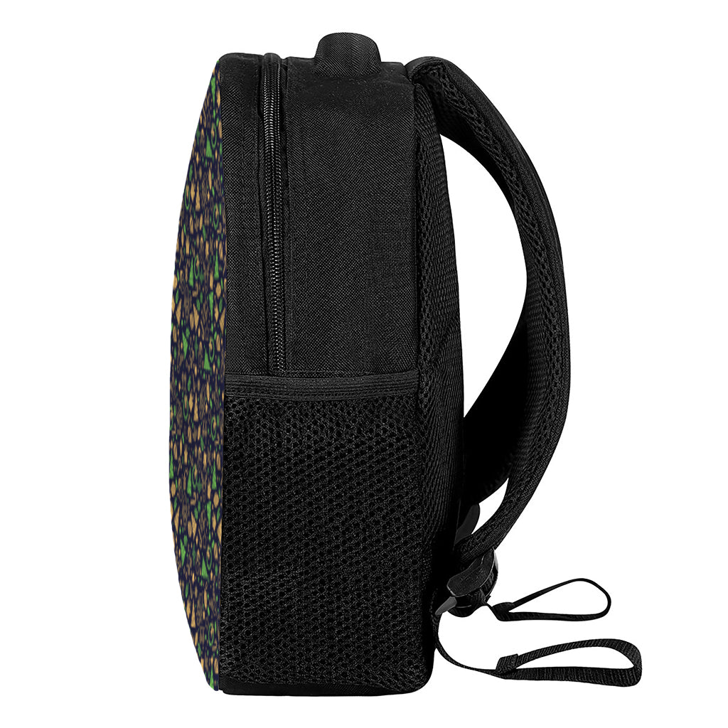 Christmas Party Elements Pattern Print Casual Backpack