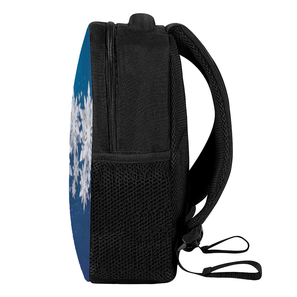 Christmas Snowflake Print Casual Backpack