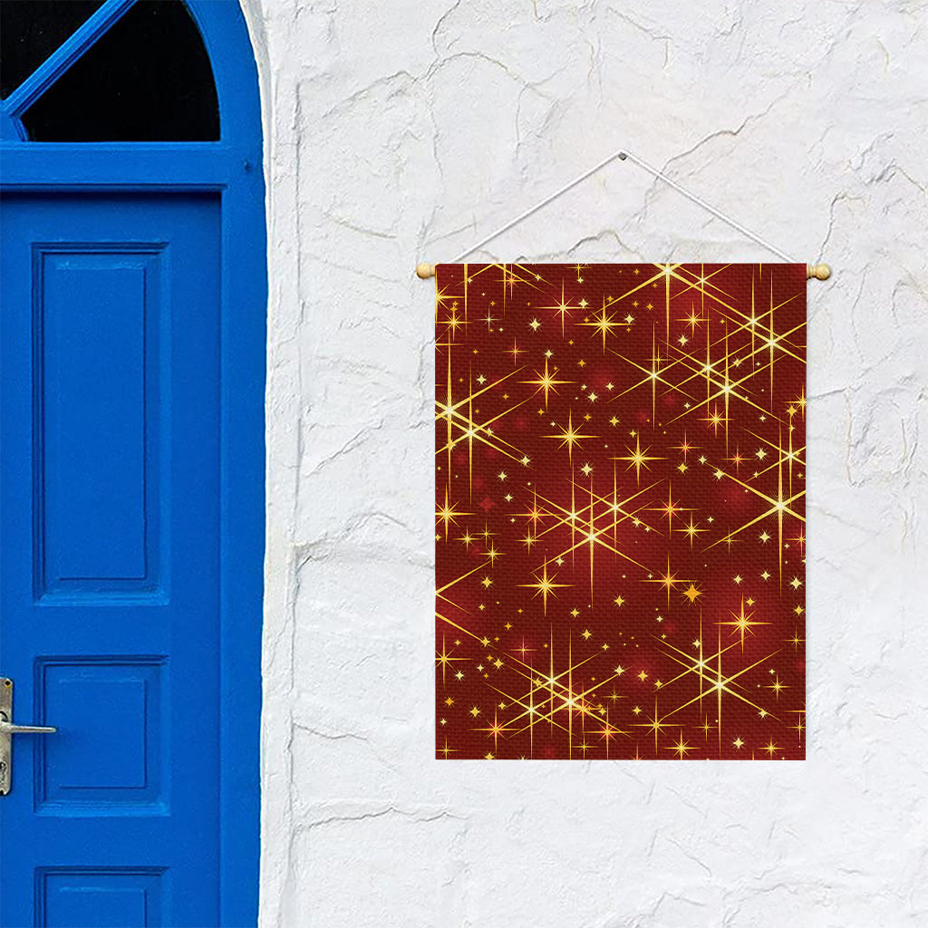 Christmas Sparkle Print Garden Flag