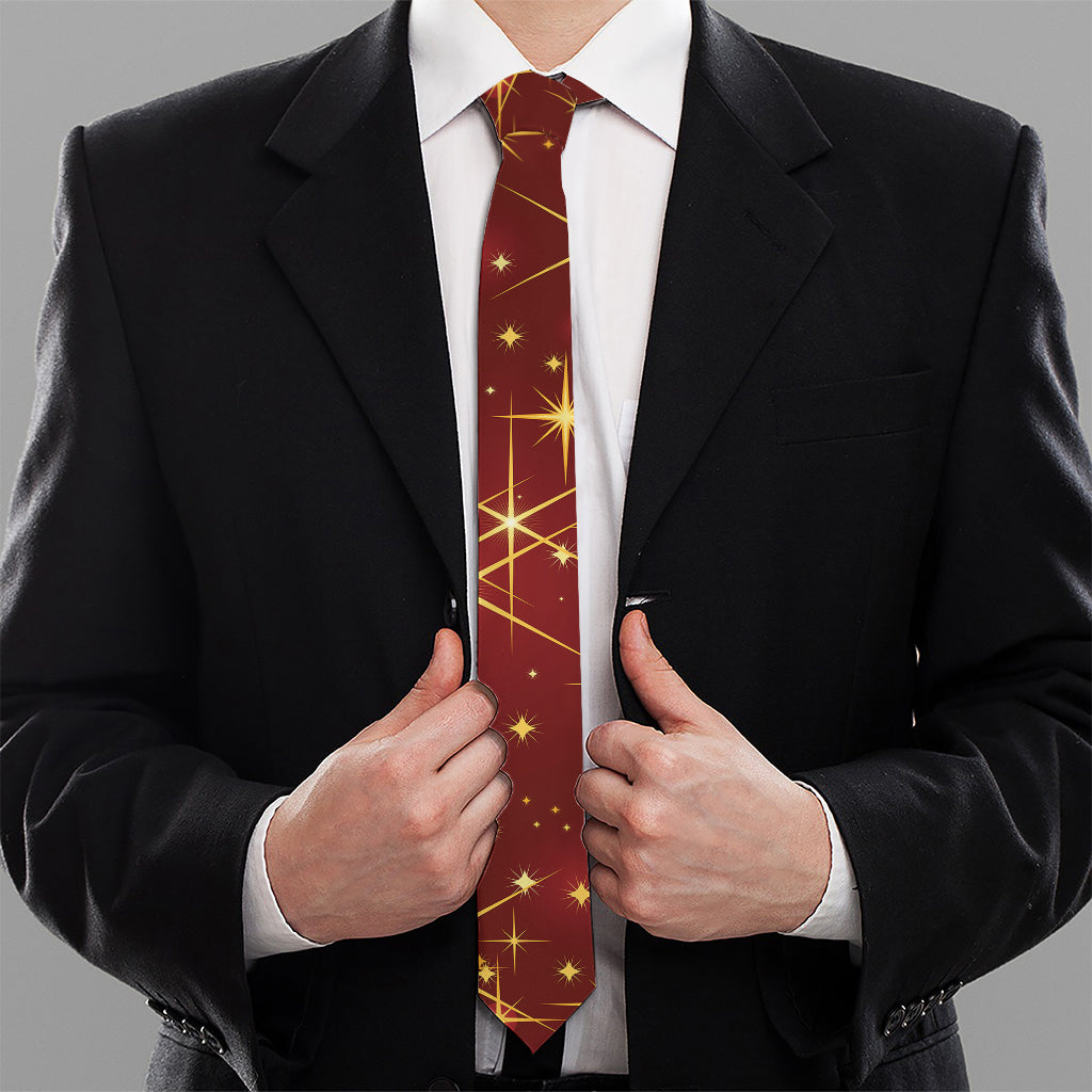 Christmas Sparkle Print Necktie