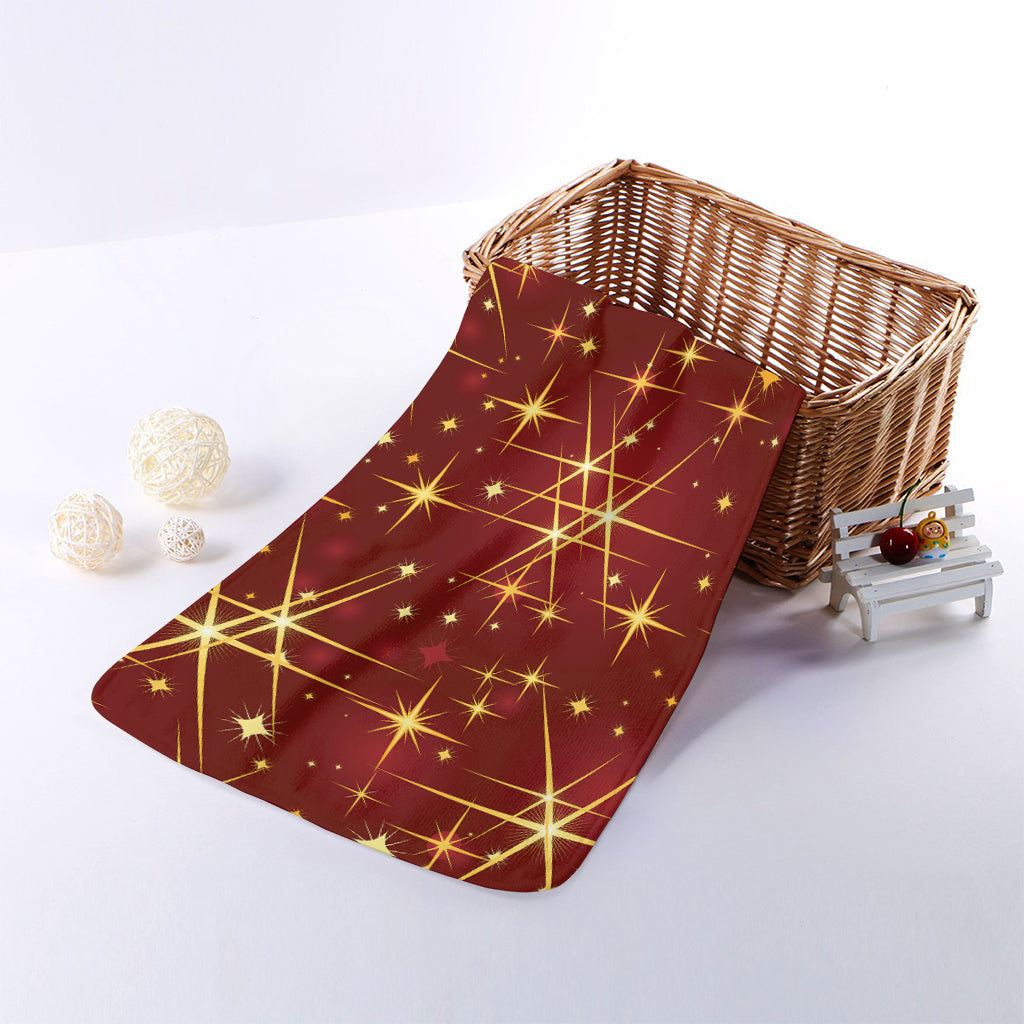 Christmas Sparkle Print Towel