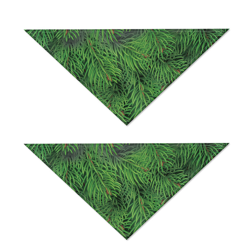 Christmas Tree Branches Print Dog Bandana