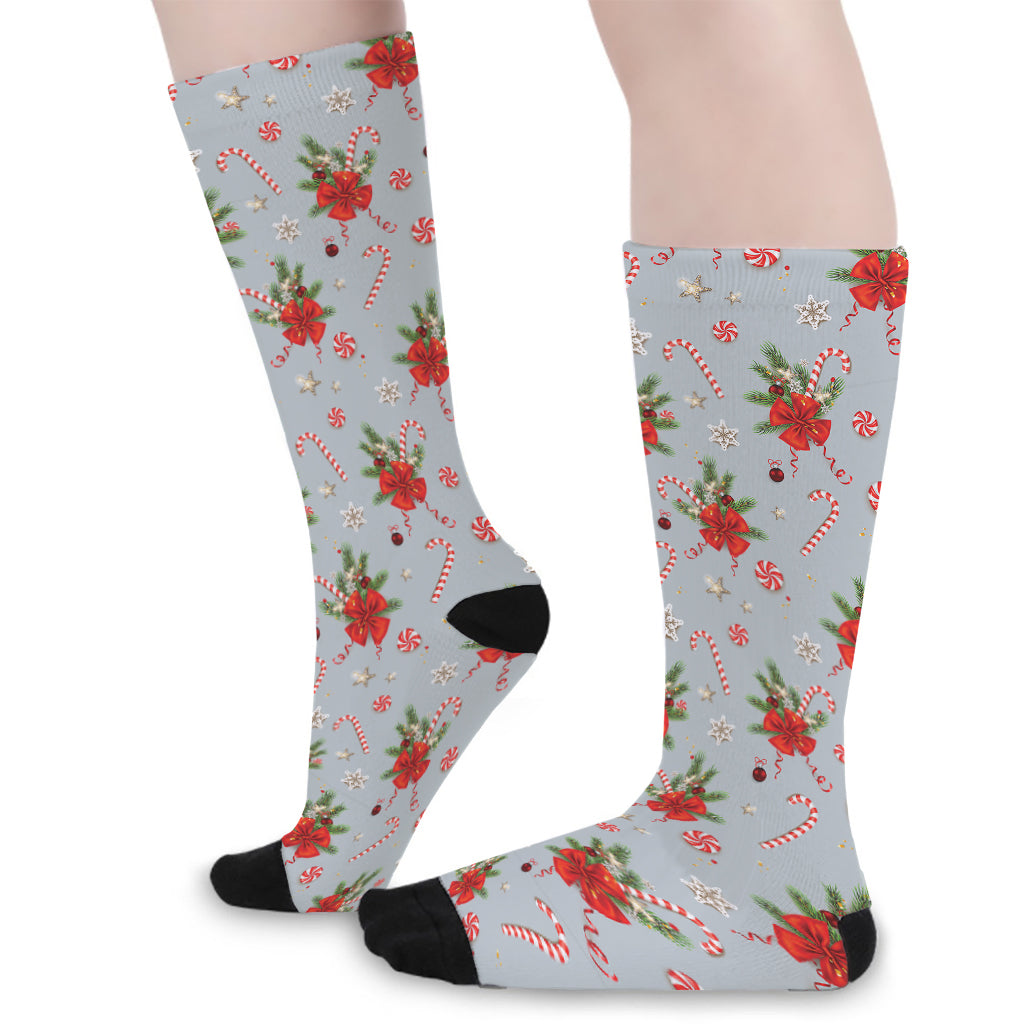 Christmas Winter Holiday Pattern Print Long Socks