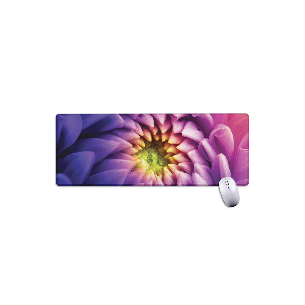 Chrysanthemum Flower Print Extended Mouse Pad