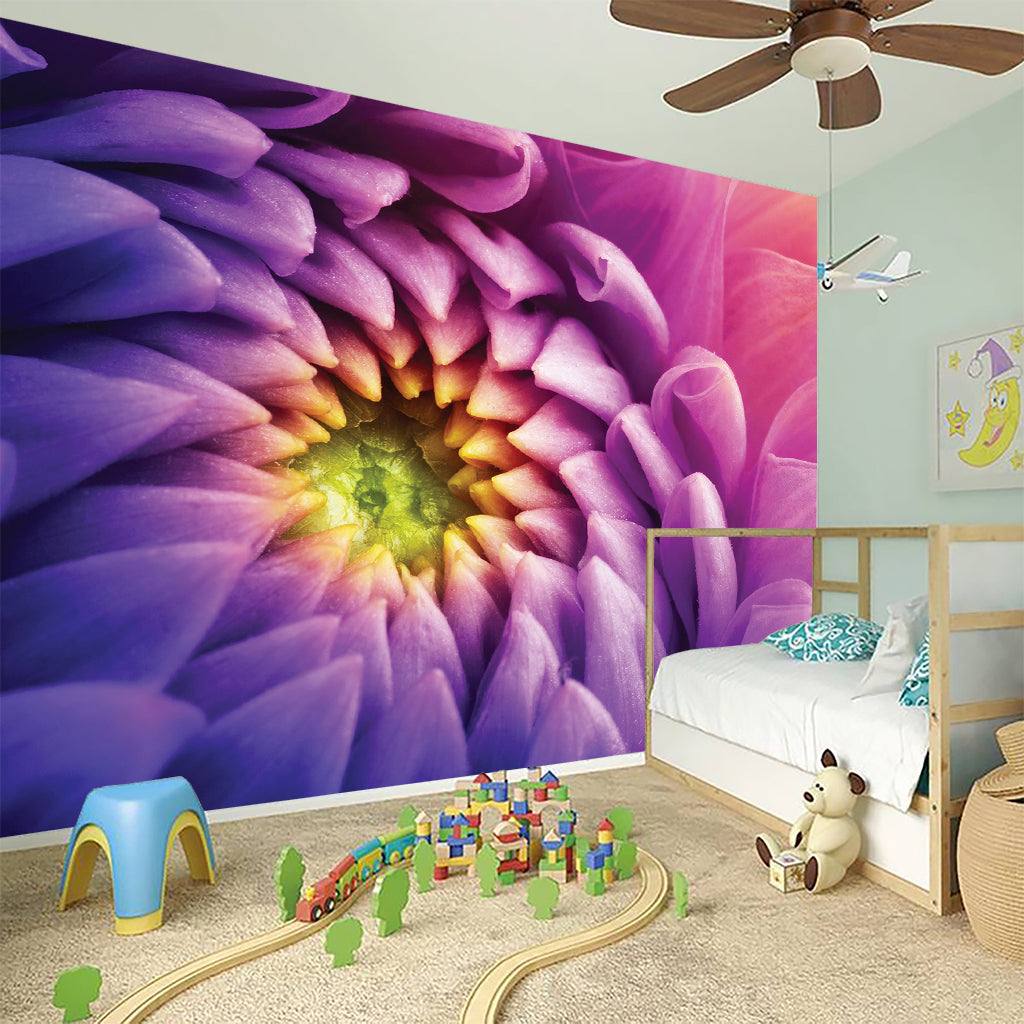 Chrysanthemum Flower Print Wall Sticker
