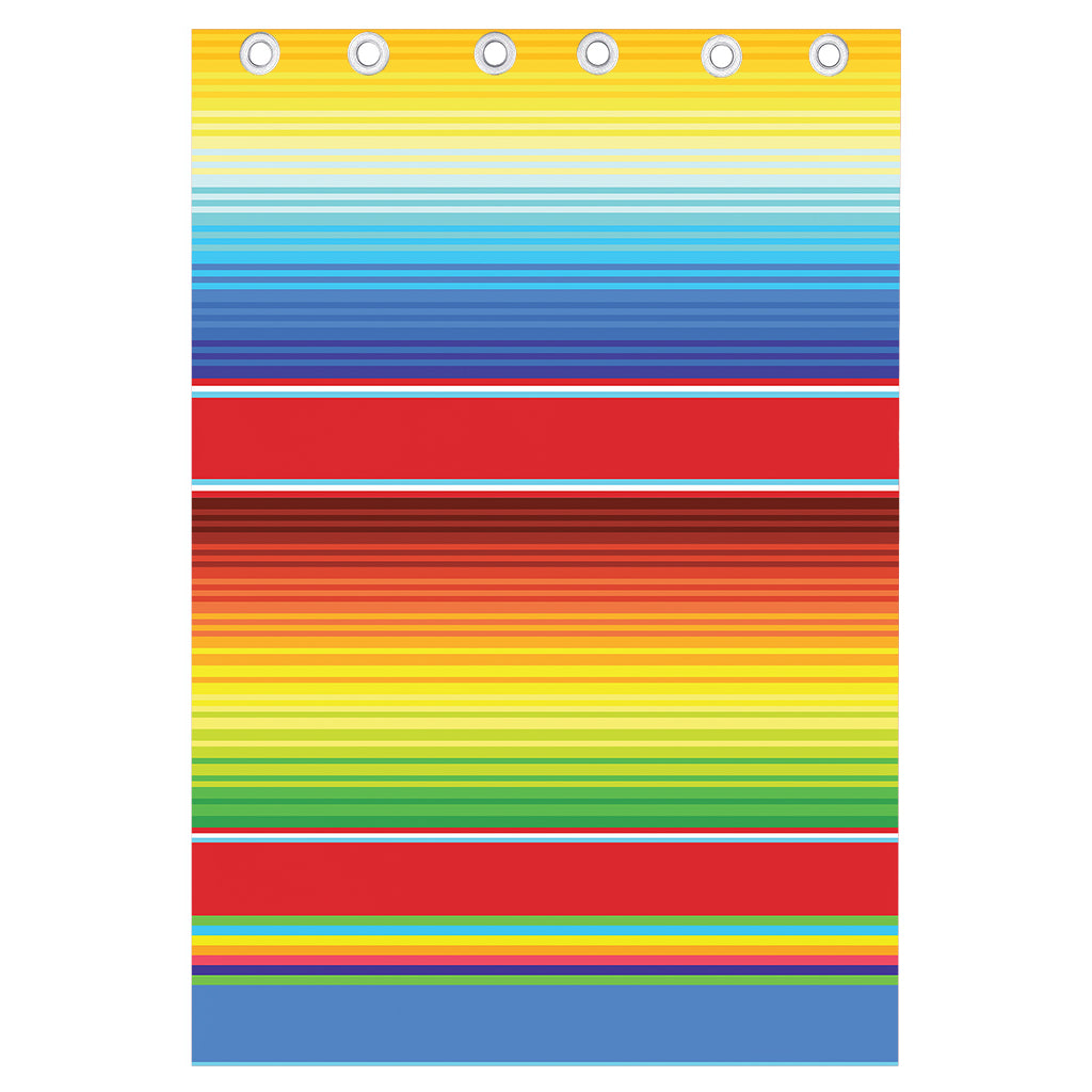 Cinco De Mayo Mexican Pattern Print Curtain