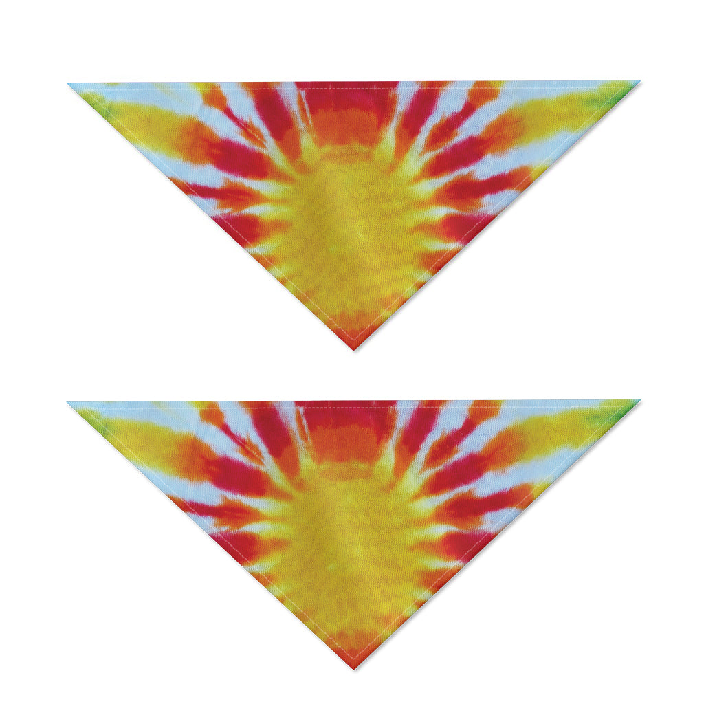 Circle Tie Dye Print Dog Bandana