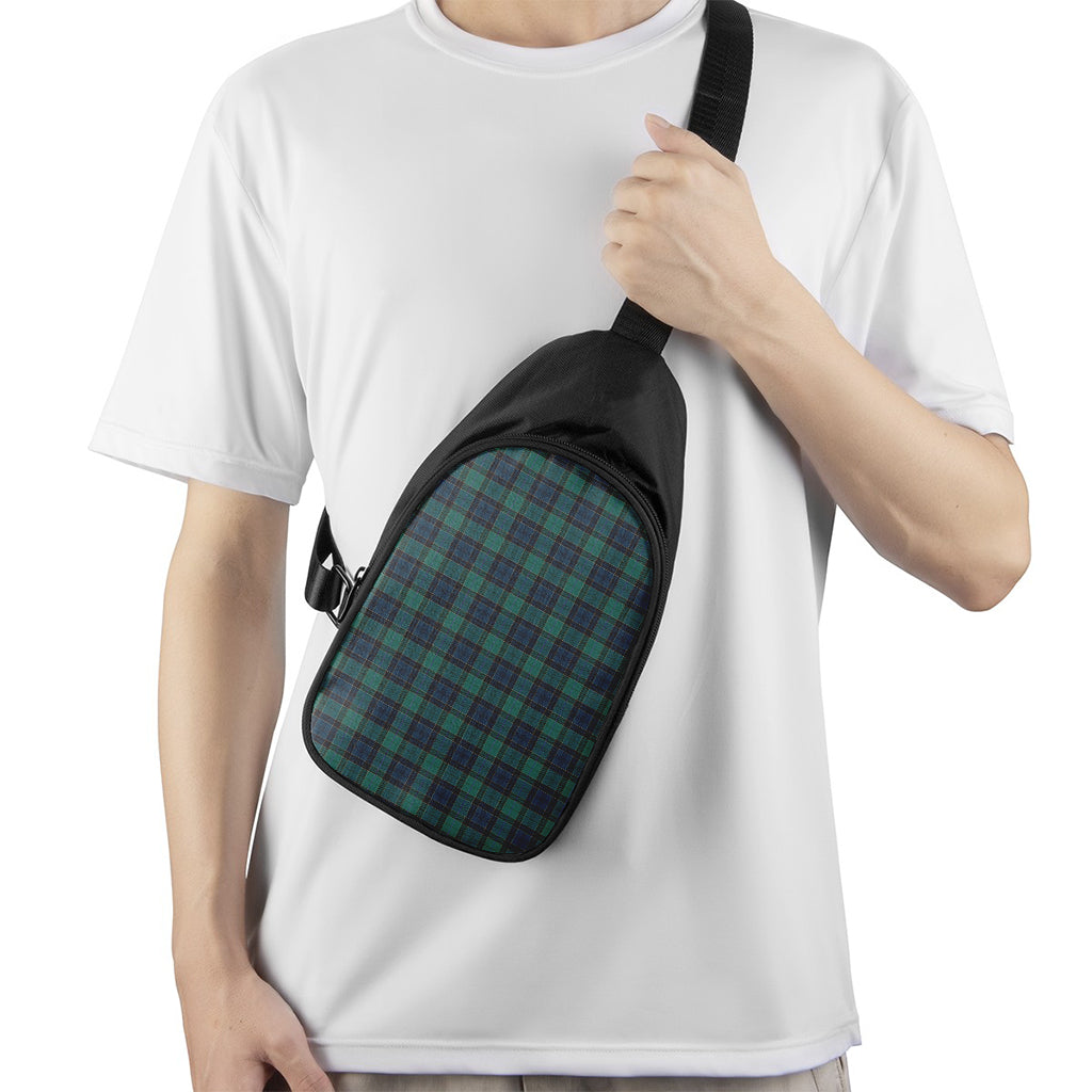 Clan Campbell Tartan Pattern Print Chest Bag