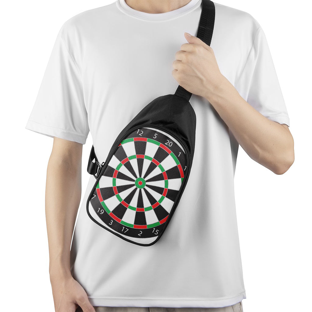 Classic Dartboard Print Chest Bag
