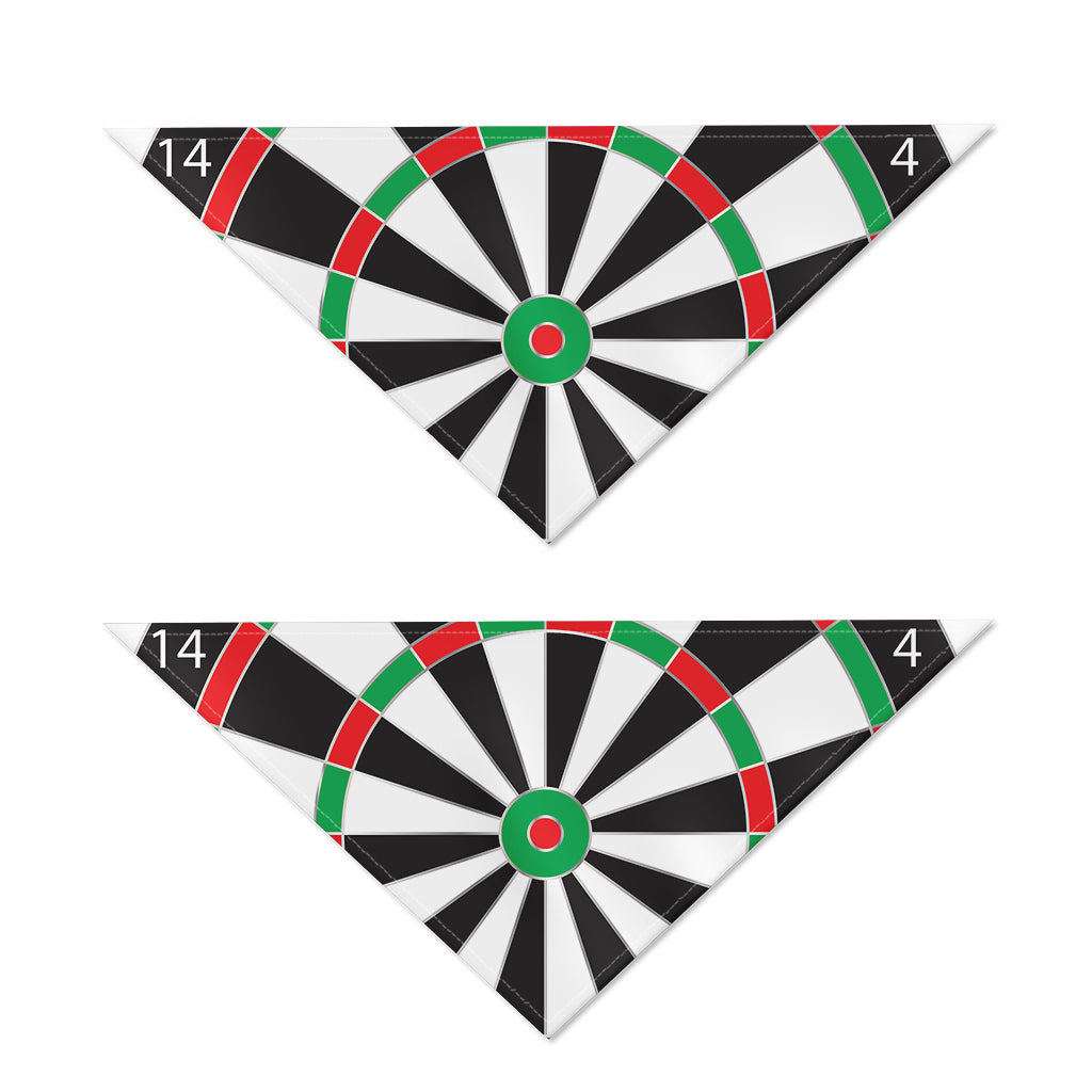 Classic Dartboard Print Dog Bandana