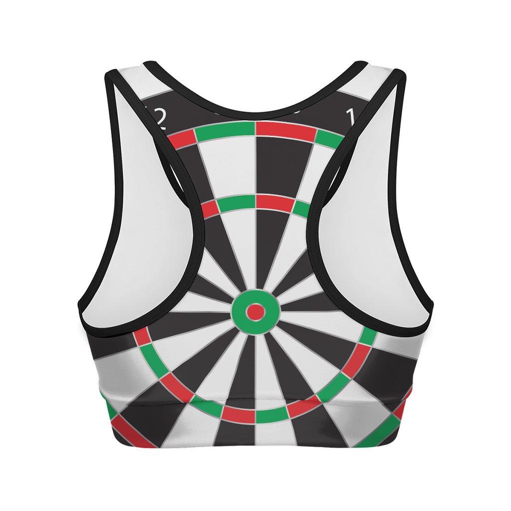 Classic Dartboard Print Women's Sports Bra