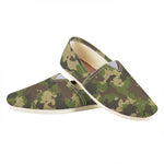 Classic Green Camouflage Print Casual Shoes