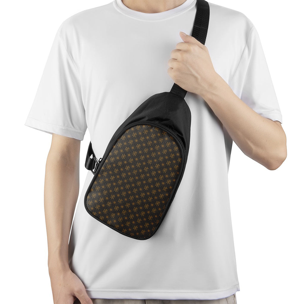 Classic Orthodox Pattern Print Chest Bag