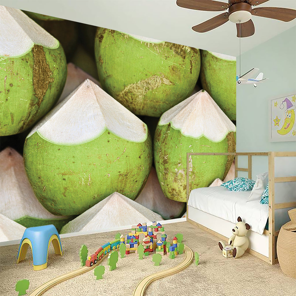 Coconut 3D Print Wall Sticker