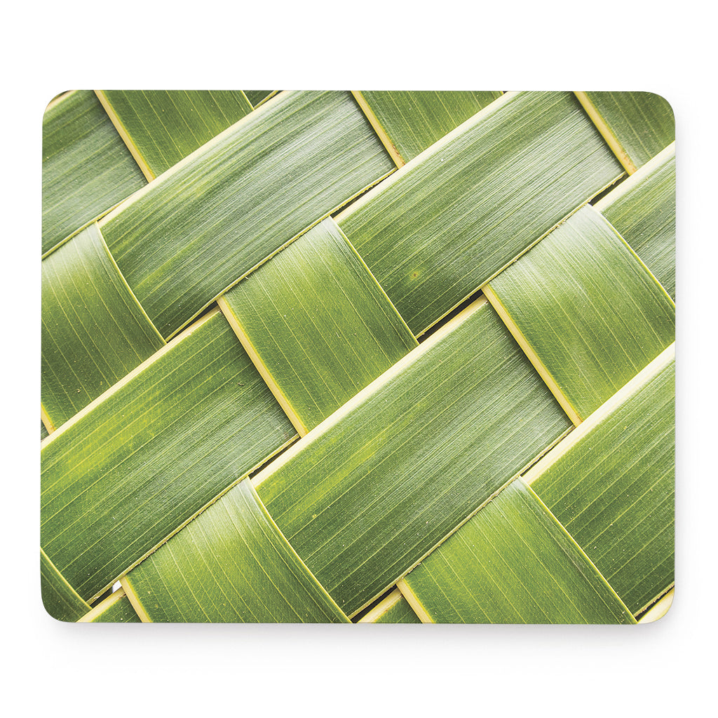 Coconut Leaf Print Mouse Pad