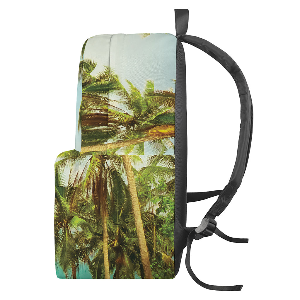 Coconut Tree Print Backpack