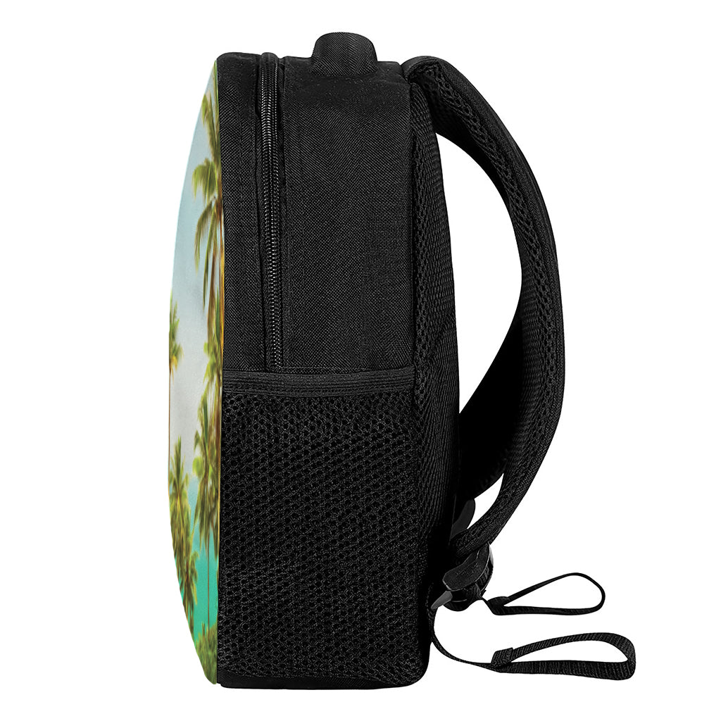 Coconut Tree Print Casual Backpack