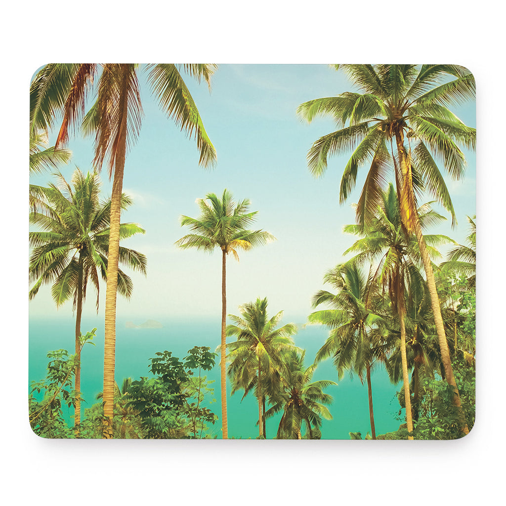 Coconut Tree Print Mouse Pad