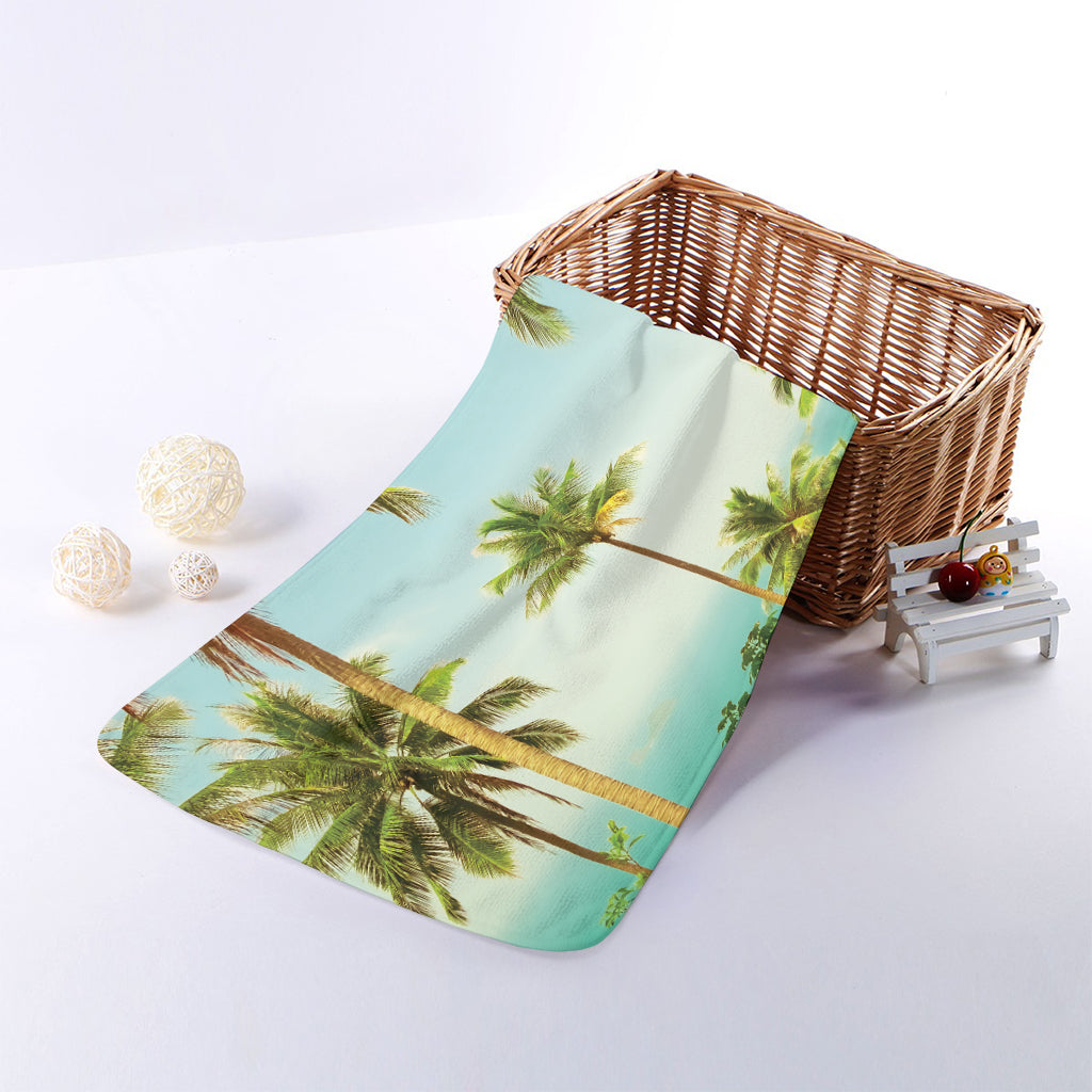 Coconut Tree Print Towel