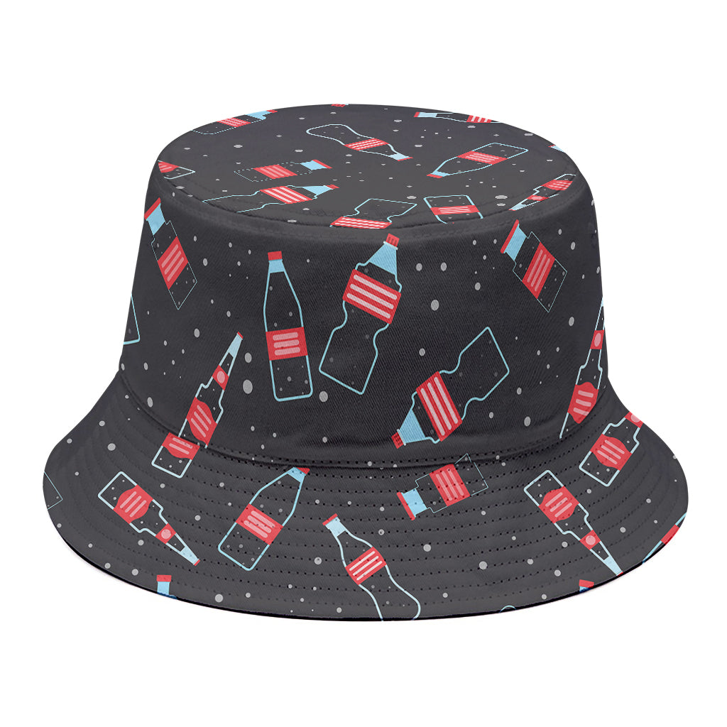 Cola Bottle Pattern Print Bucket Hat