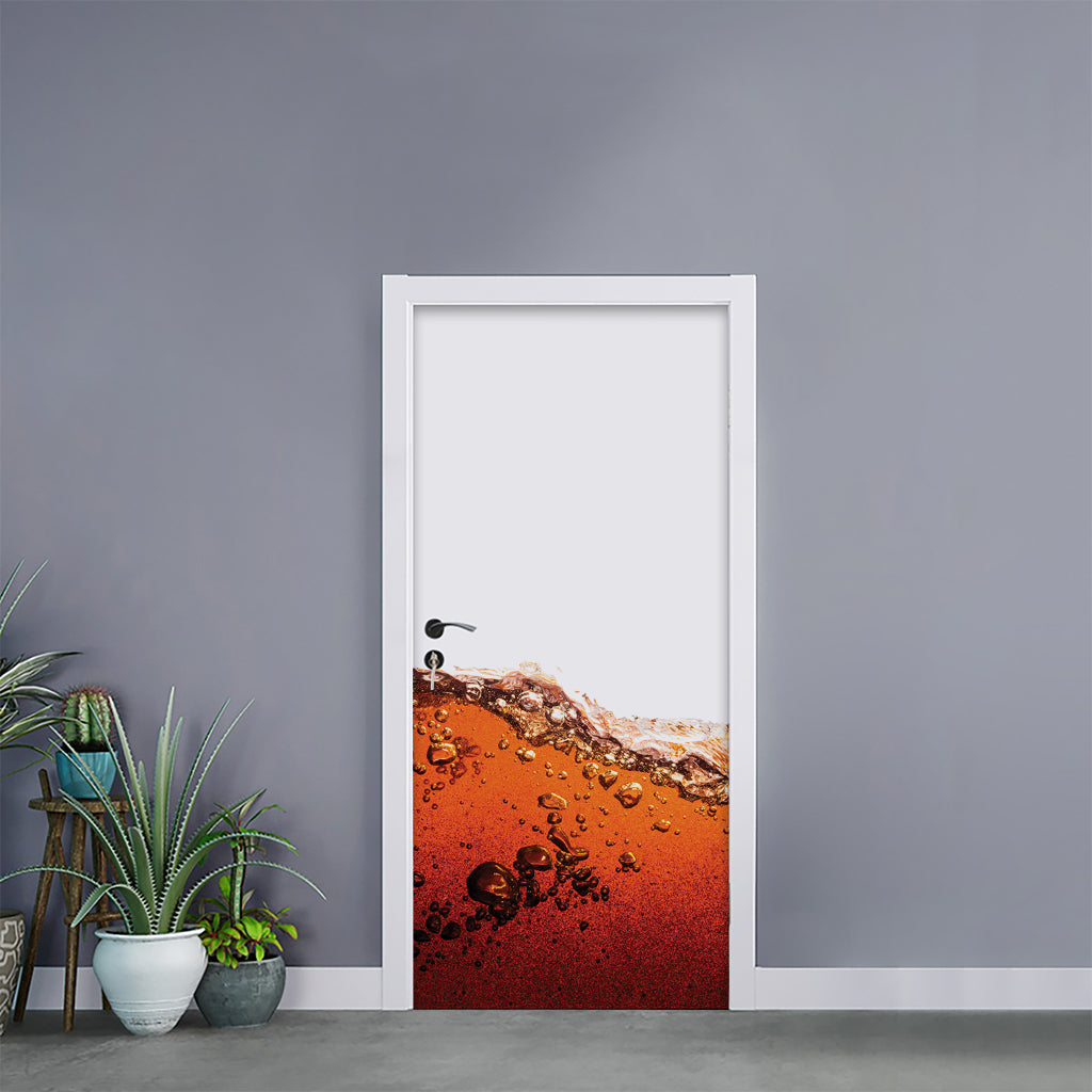 Cola Print Door Sticker
