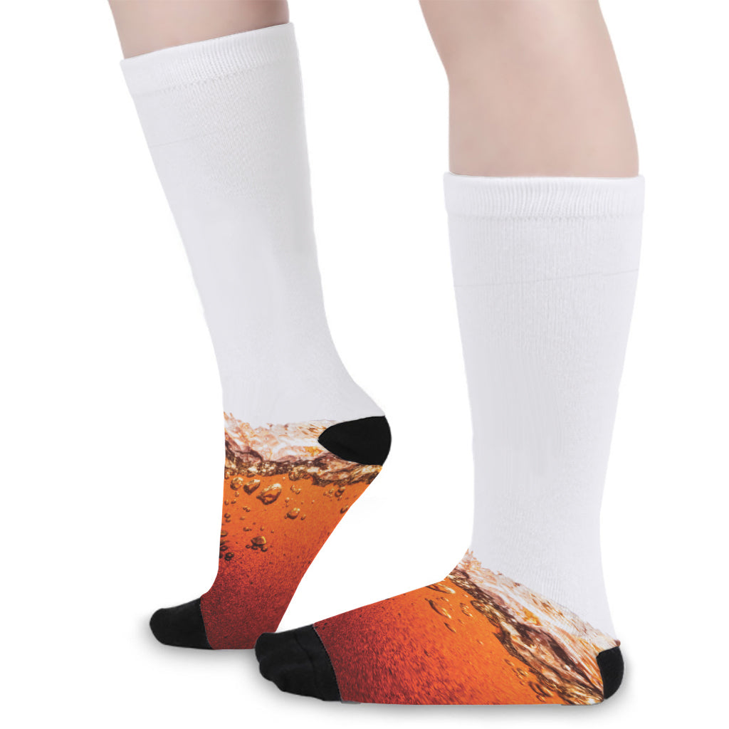 Cola Print Long Socks