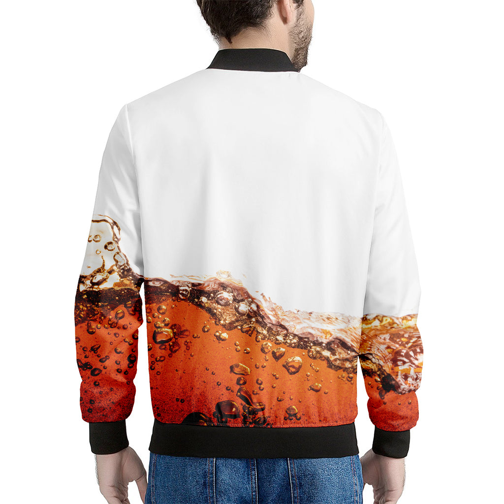 Cola Print Men's Bomber Jacket