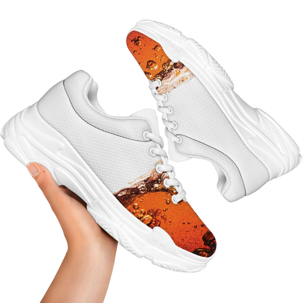 Cola Print White Chunky Shoes