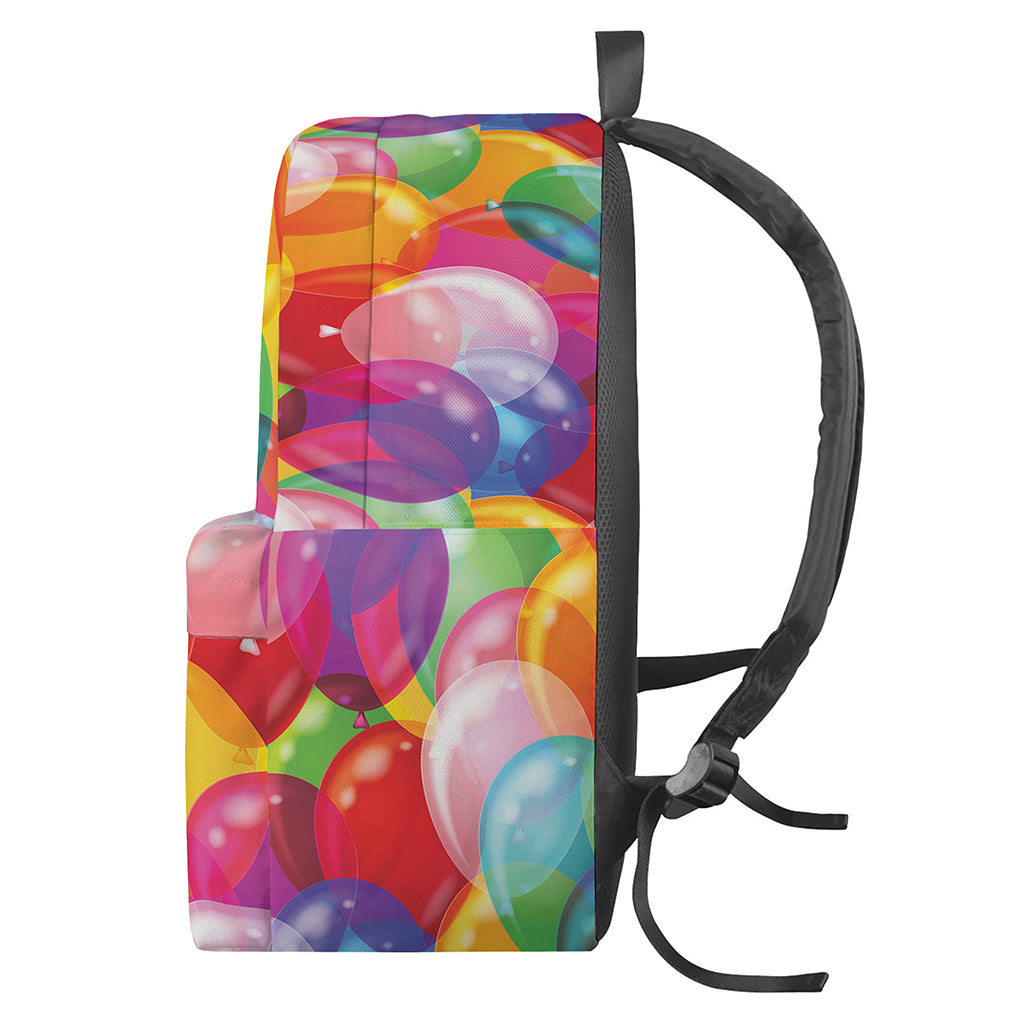 Colorful Balloon Pattern Print Backpack